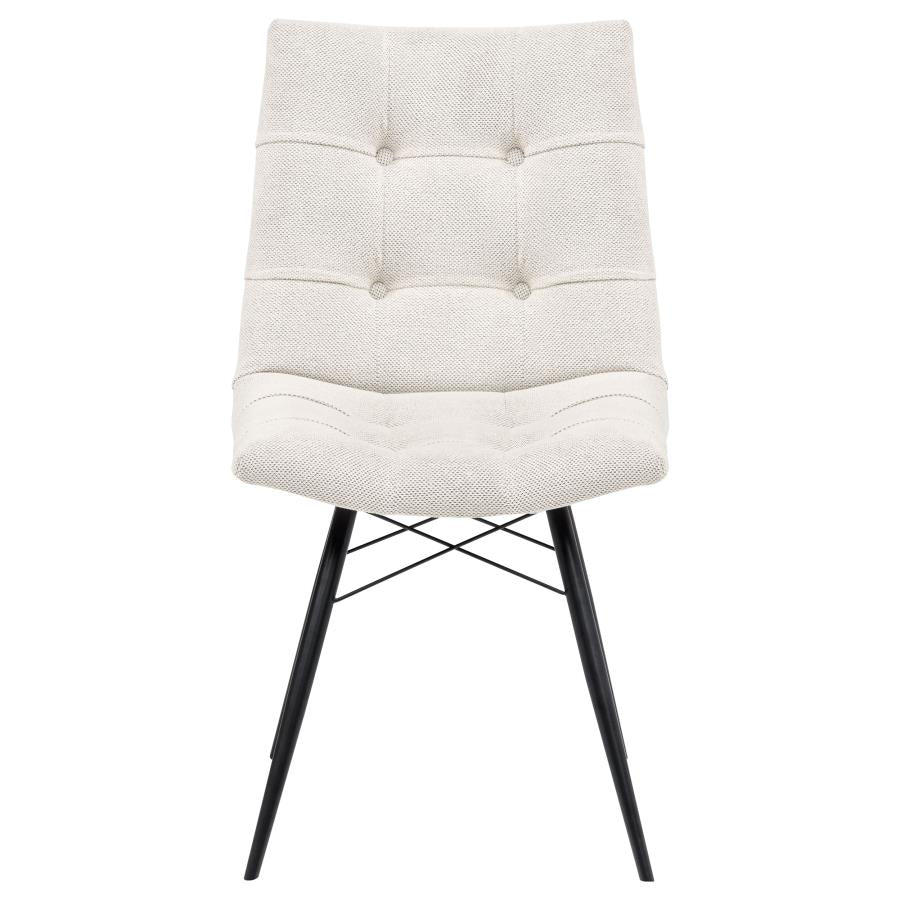 Aiken Upholstered Dining Chair - "Stone White"