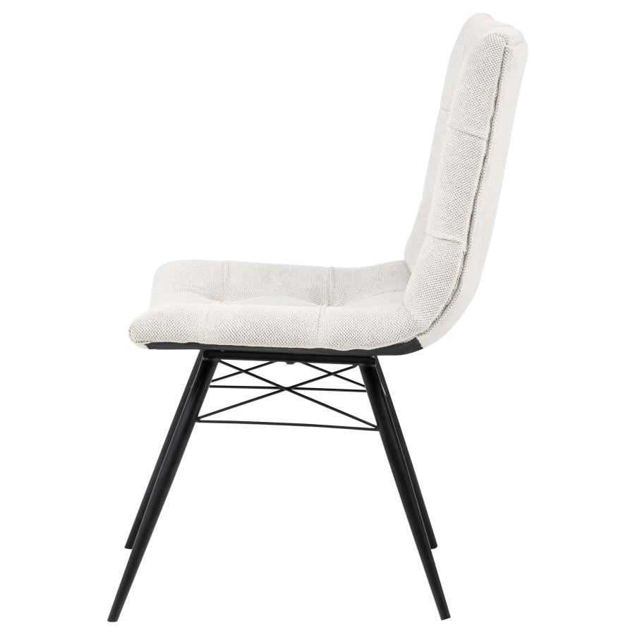 Aiken Upholstered Dining Chair - "Stone White"