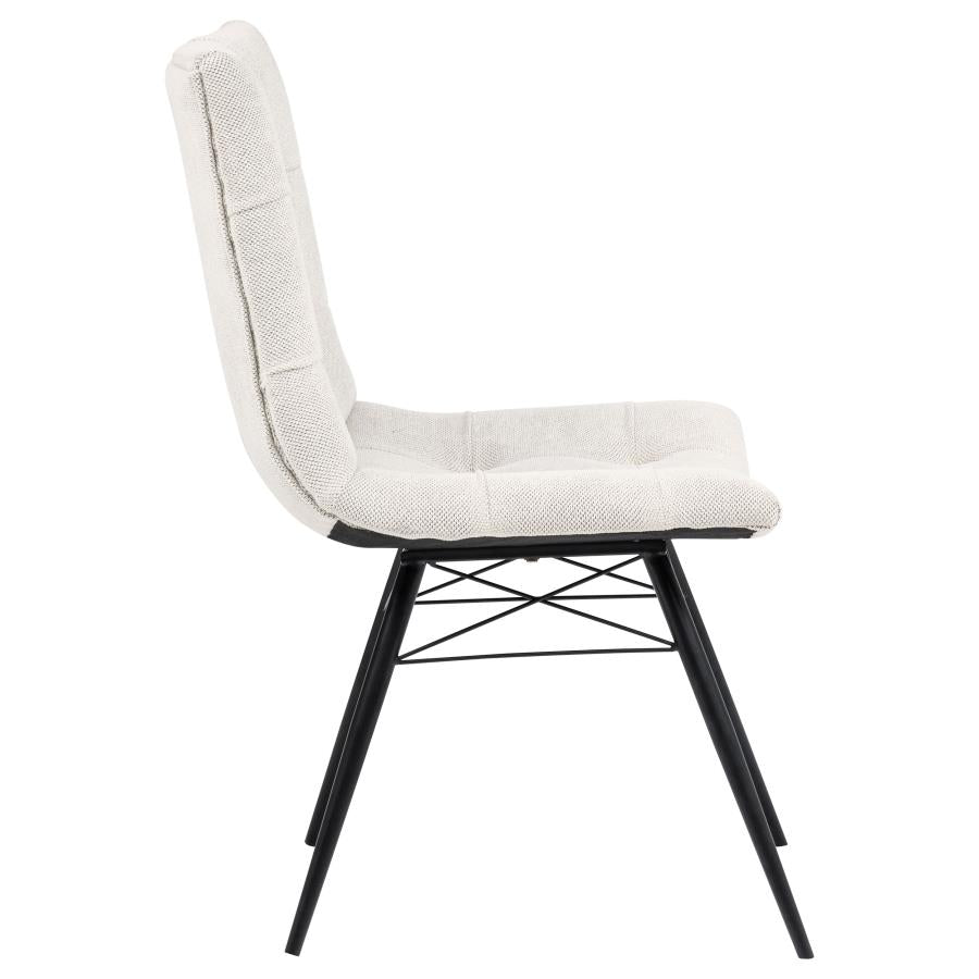 Aiken Upholstered Dining Chair - "Stone White"