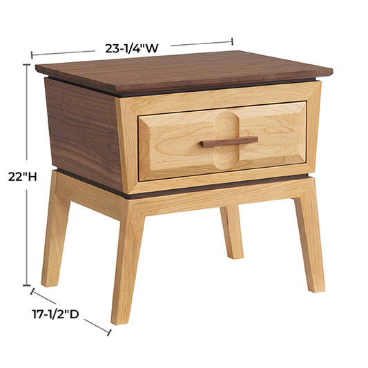 Addison 1-Drawer Nightstand