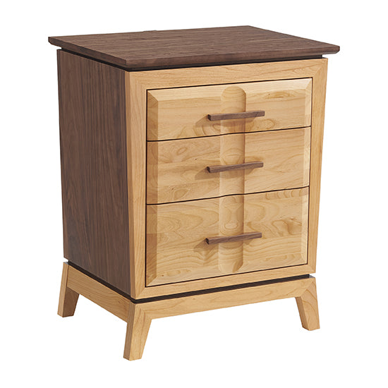 Addison Wide 3-Drawer Nightstand