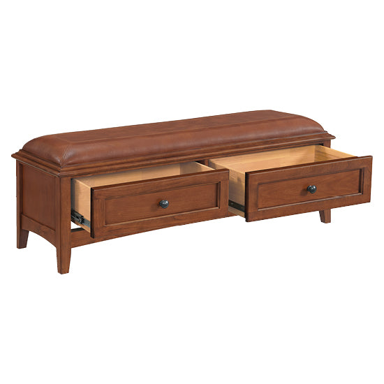 McKenzie 2–Drawer Bench