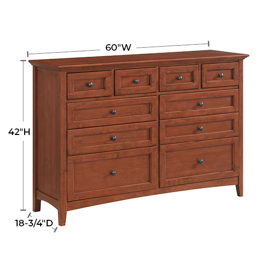 McKenzie 10–Drawer Dresser