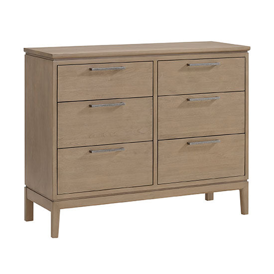 Bailey 6-Drawer 50"W Low Dresser