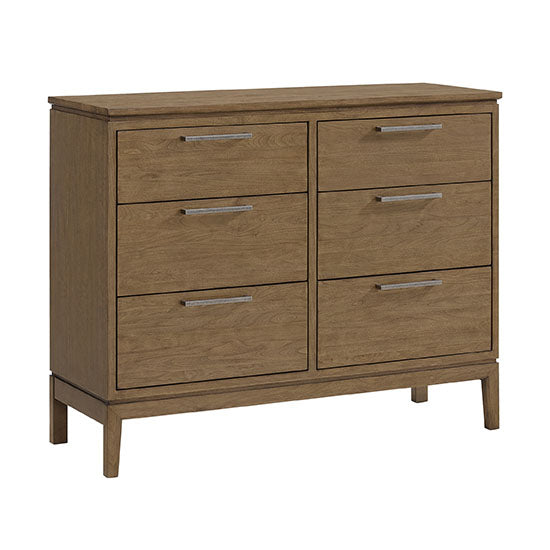 Bailey 6-Drawer 50"W Low Dresser