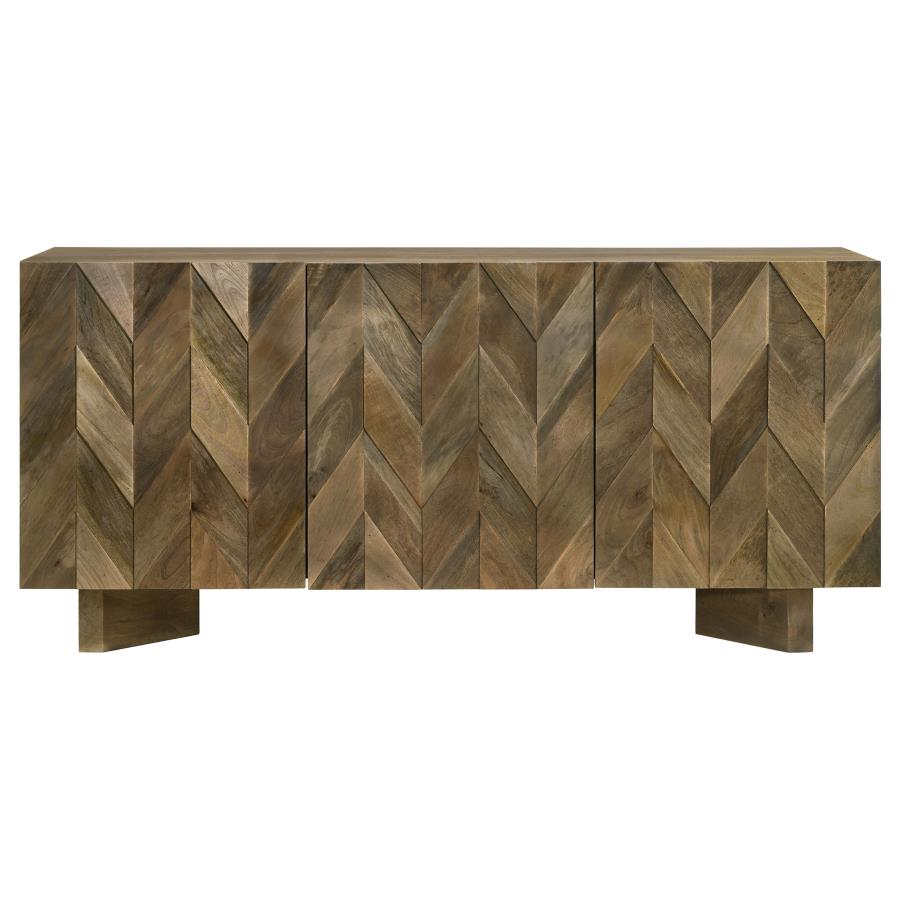 Tyler 3-Door Sideboard - "Mango Brown"