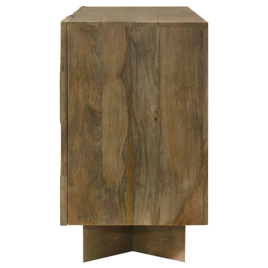 Tyler 3-Door Sideboard - "Mango Brown"