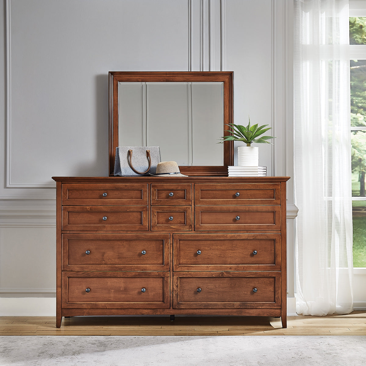 McKenzie Beveled Retangular Mirror