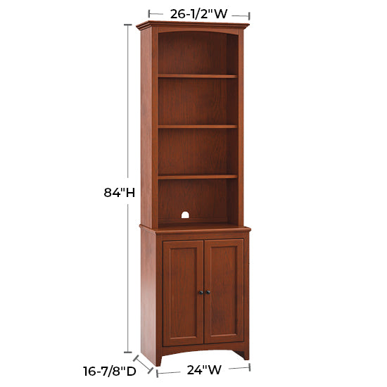 McKenzie 24″ Wide Hutch, Finished