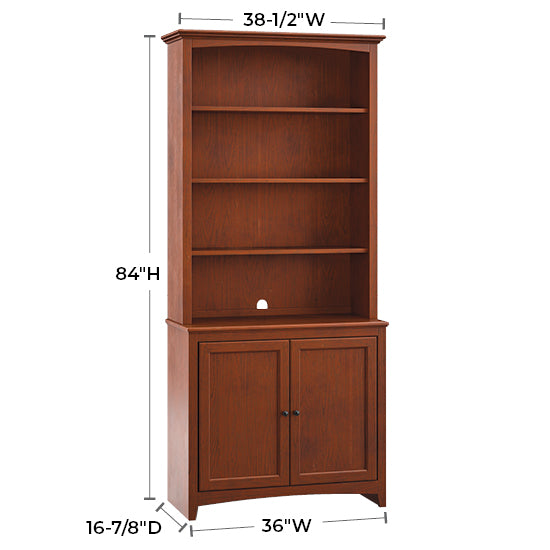 McKenzie 36″ Wide Hutch, Finished