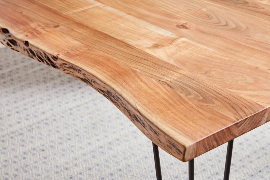 Sherman Live Edge Dining Table - "Natural"