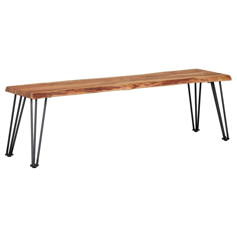Sherman Live Edge Dining Bench - "Natural"