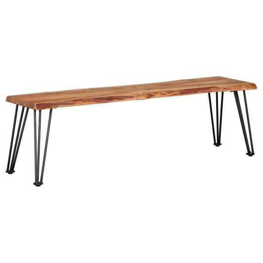 Sherman Live Edge Dining Bench - "Natural"