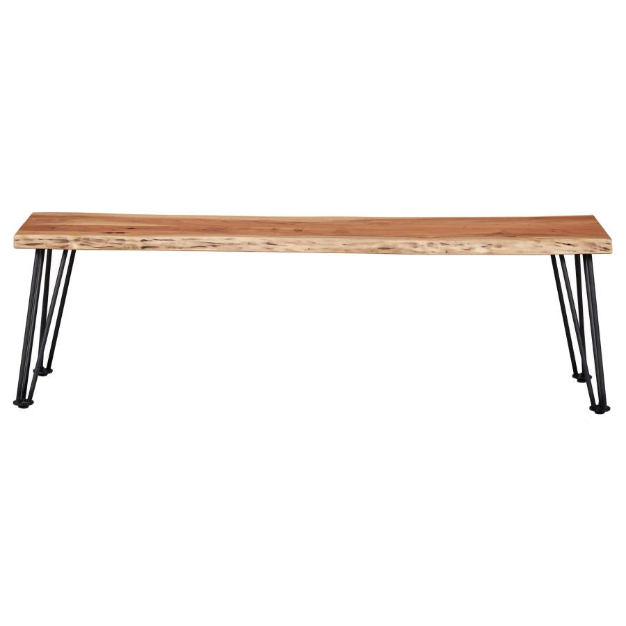 Sherman Live Edge Dining Bench - "Natural"