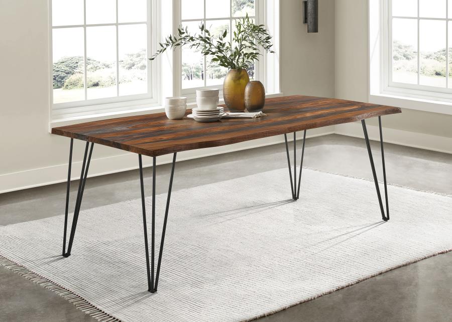 Neve Live Edge Dining Table - "Grey"