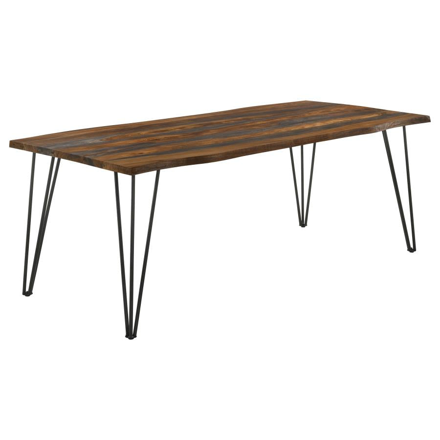Neve Live Edge Dining Table - "Grey"