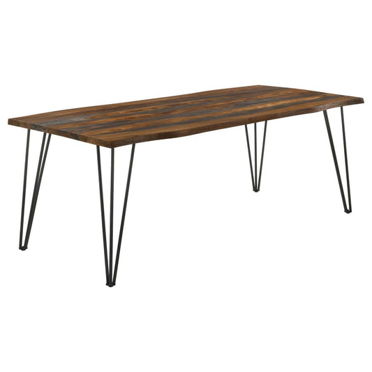 Neve Live Edge Dining Table - "Grey"