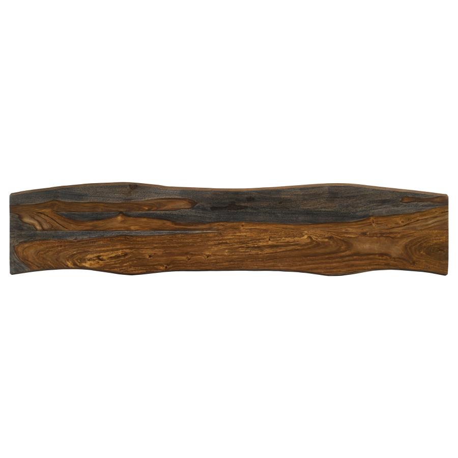 Neve Live Edge Bench - "Grey"