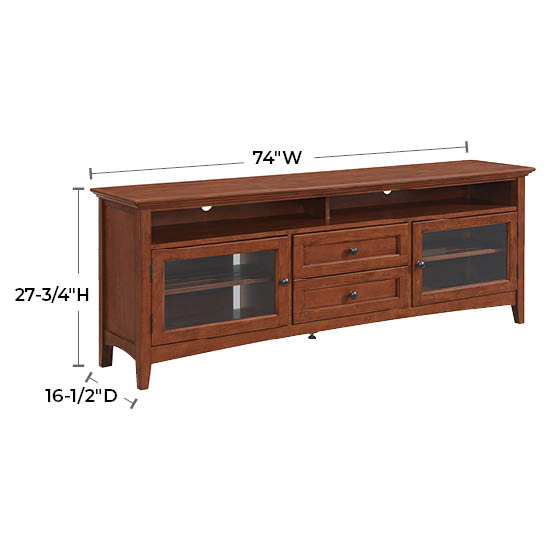 McKenzie 74″W Sound Bar Media Console