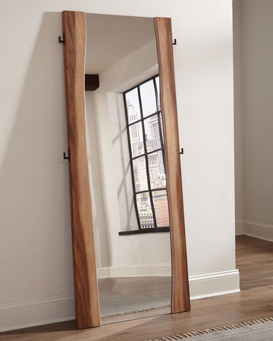 Winslow Standing Mirror - "Smokey Walnut"