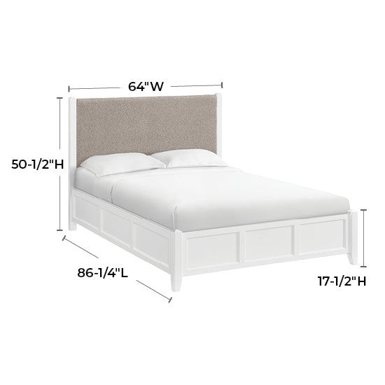 McKenzie Queen Upholstered Panel Bed