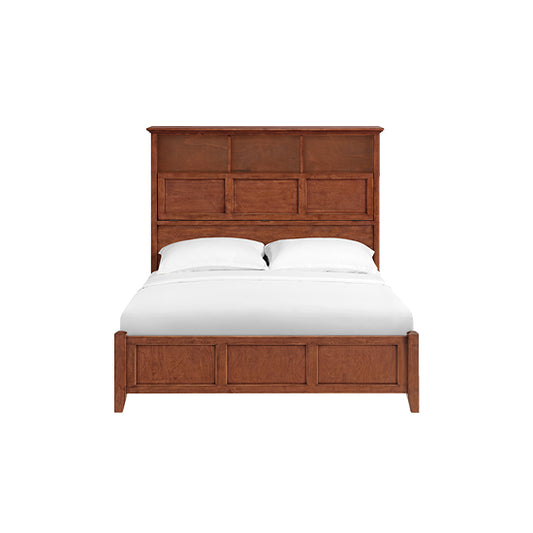 McKenzie Queen Classic Bookcase Bed