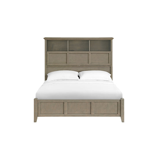 McKenzie Queen Classic Bookcase Storage Bed