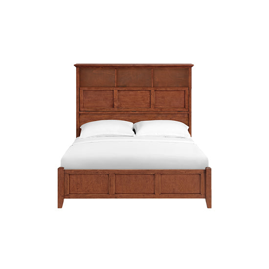 McKenzie Queen Classic Bookcase Storage Bed