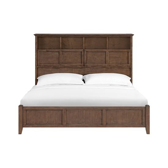 McKenzie King Classic Bookcase Storage Bed