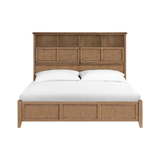 McKenzie King Classic Bookcase Storage Bed