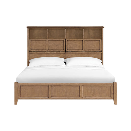 McKenzie King Classic Bookcase Storage Bed