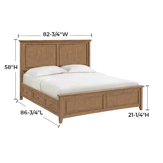 McKenzie King Premier Storage Bed