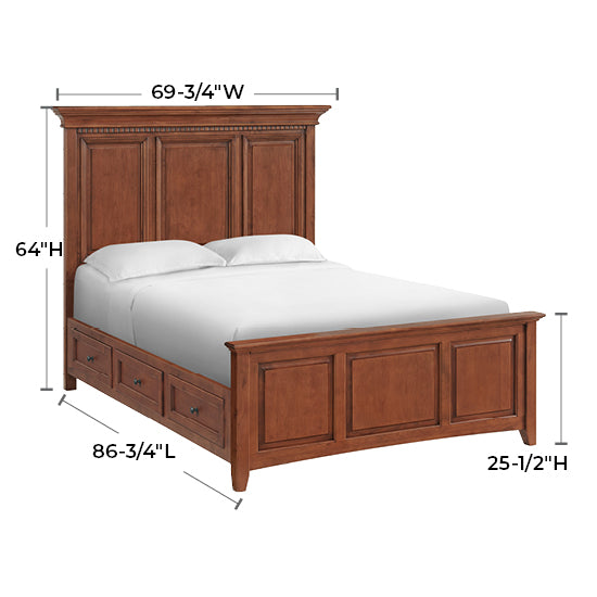 McKenzie Queen Grand Storage Bed
