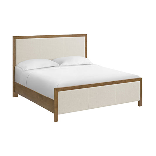 Bailey King Upholstered Panel Bed