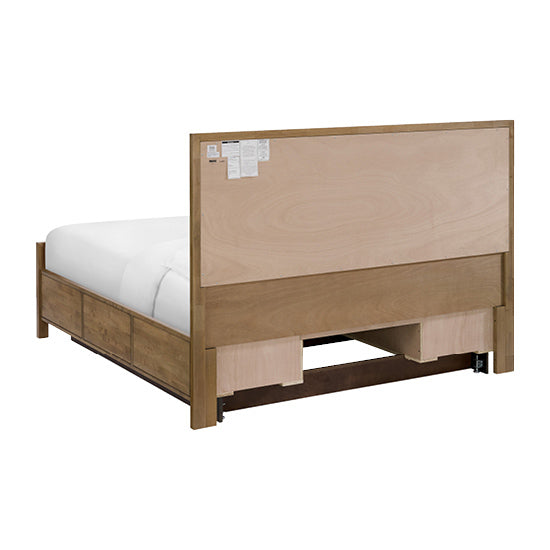 Bailey King Upholstered Panel Storage Bed