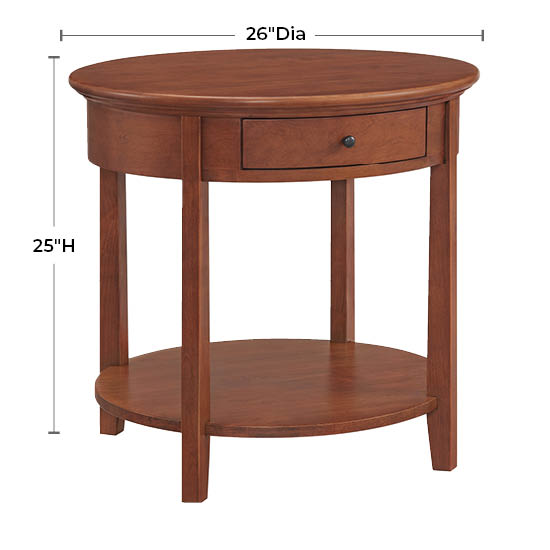 McKenzie Round End Table