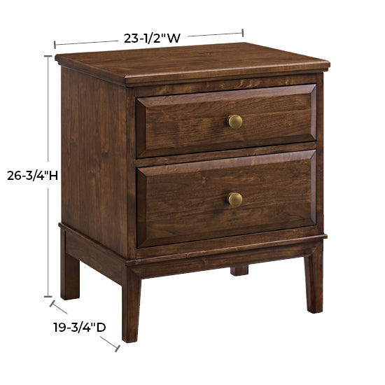 Virginia 2-Drawer Nightstand