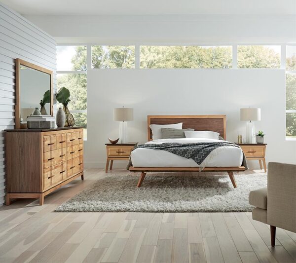 Addison King Adjustable Headboard Platform Bed
