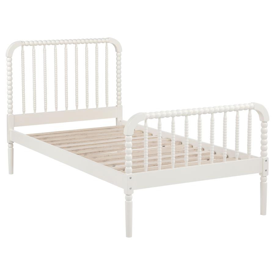 Jones Open Frame Twin Platform Bed - "White"