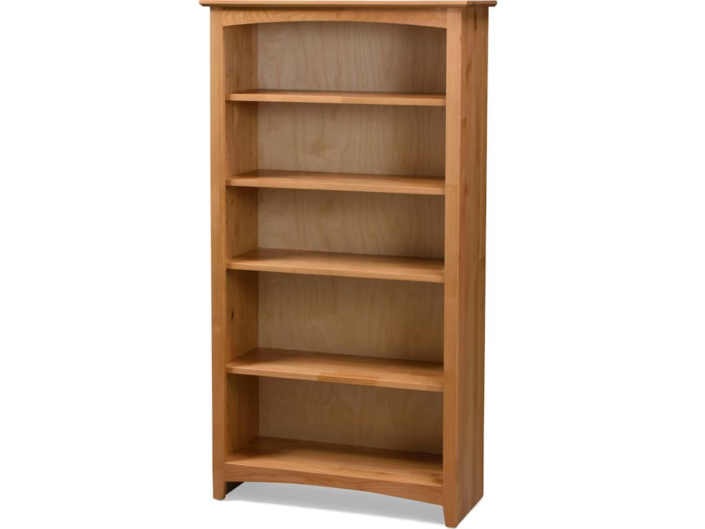 Alder Shaker 30″W x 60″H Bookcase