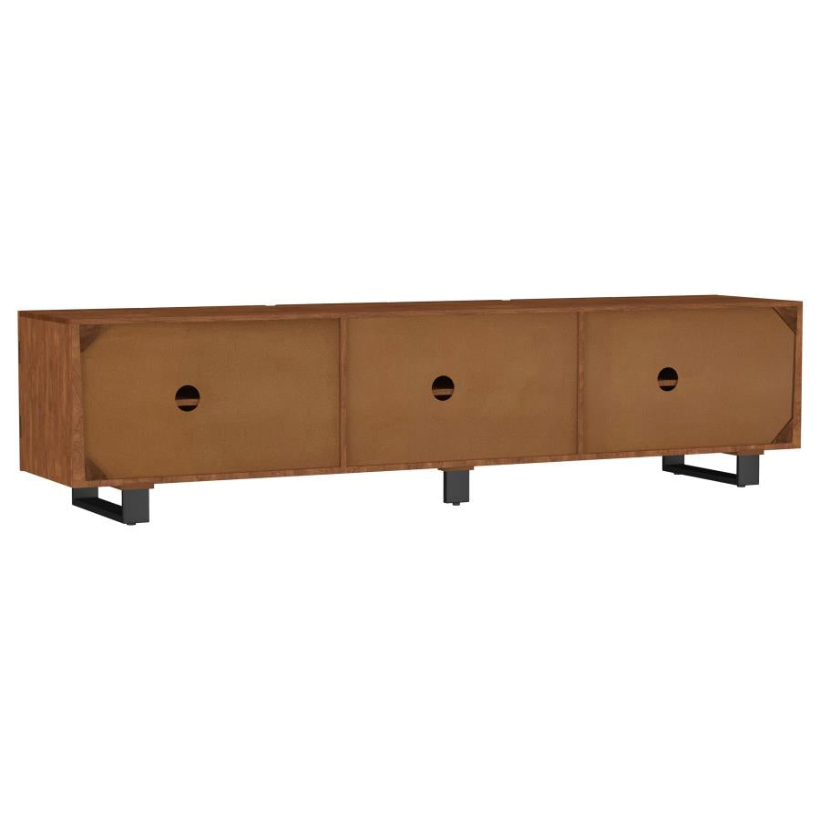 Trask Large Media Console - "Mango Brown"