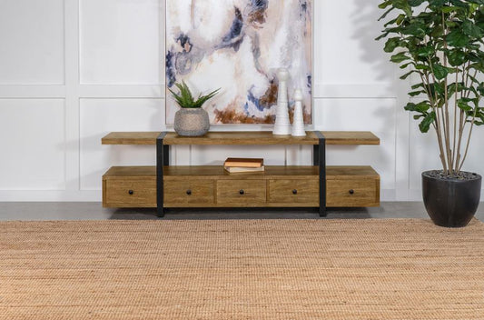 Otto 5-Drawer Media Console - "Brown"
