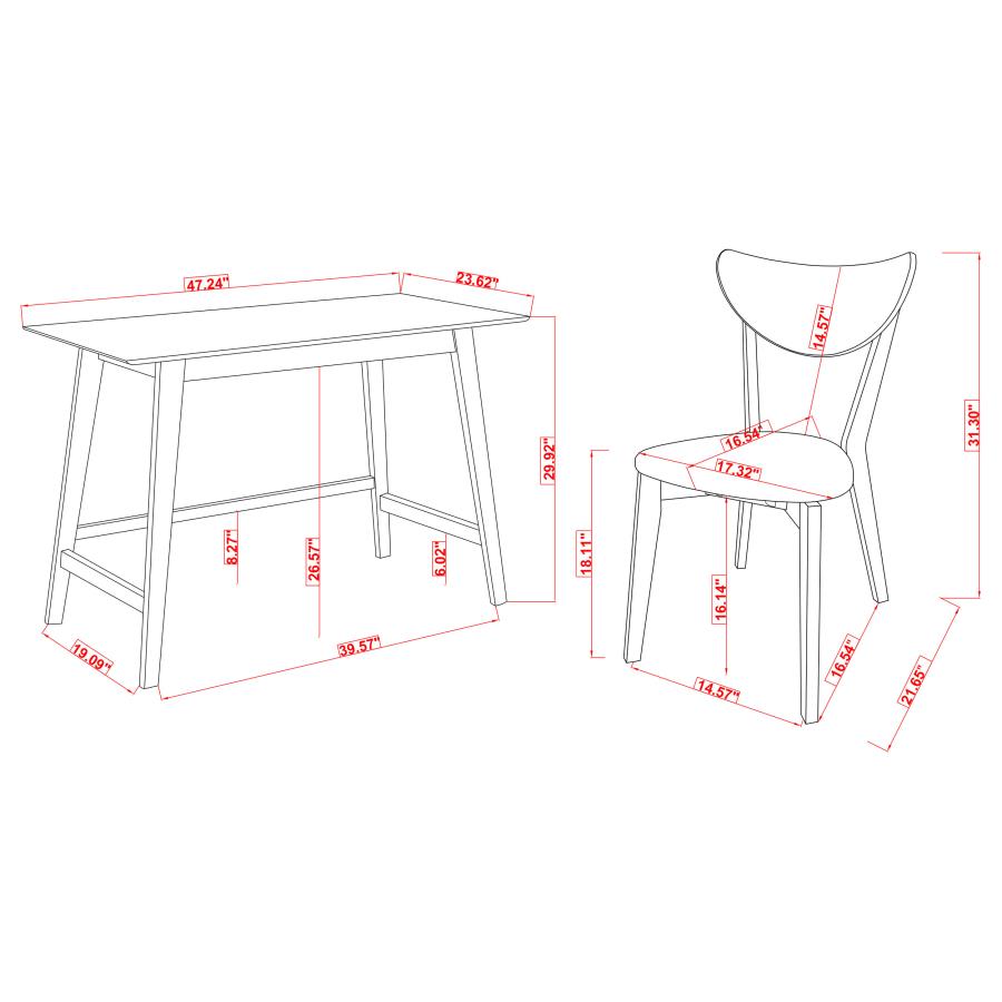 Karri Two-Piece Desk and Chair Set