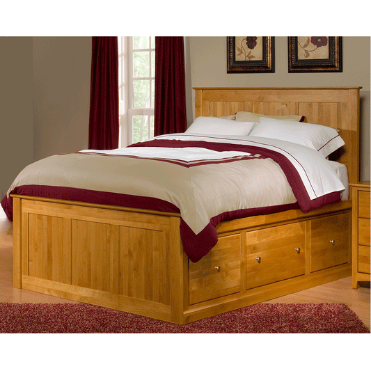 6 Drawer Tall Shaker Chest Bed