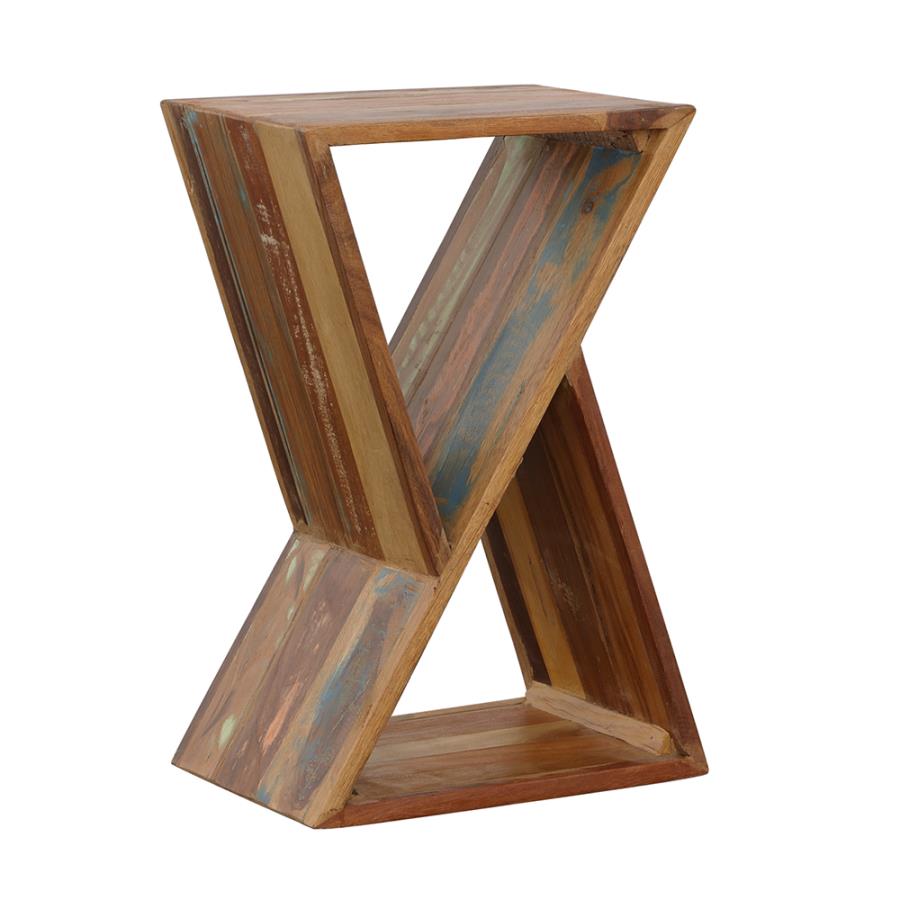 Lily Reclaimed Wood Side Table - "Natural"