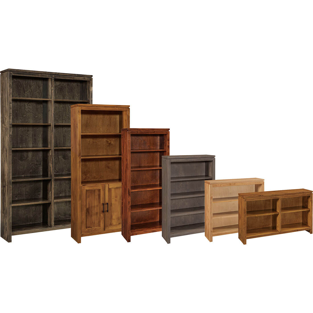Alder 2 West Modern 30″W x 30″H Bookcase