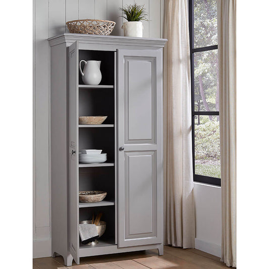 72" Pine 2 Door Pantry