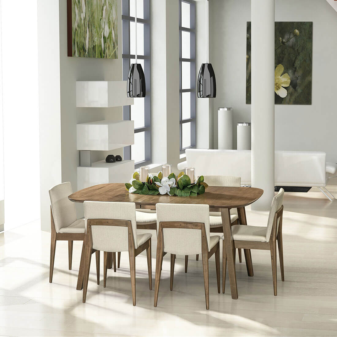 Maple Modern Callie Leg Table