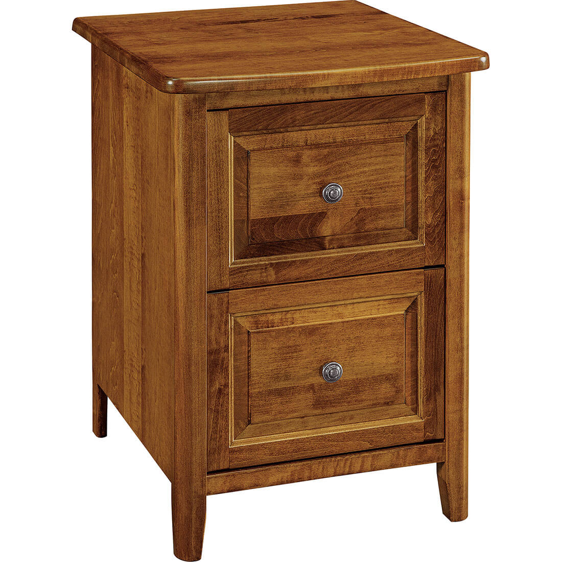Maple Carson 2-Drawer File Cabinet