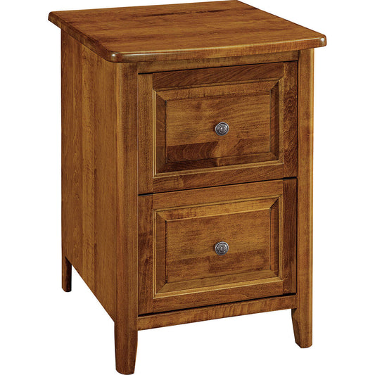 Maple Carson 2-Drawer File Cabinet